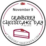 Cranberry Cheesecake Day